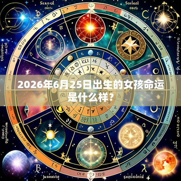 2026年6月25日出生的女孩命运是什么样？