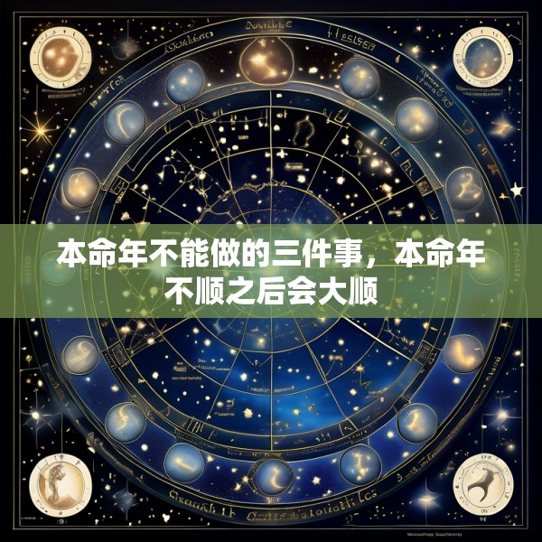 本命年不能做的三件事，本命年不顺之后会大顺