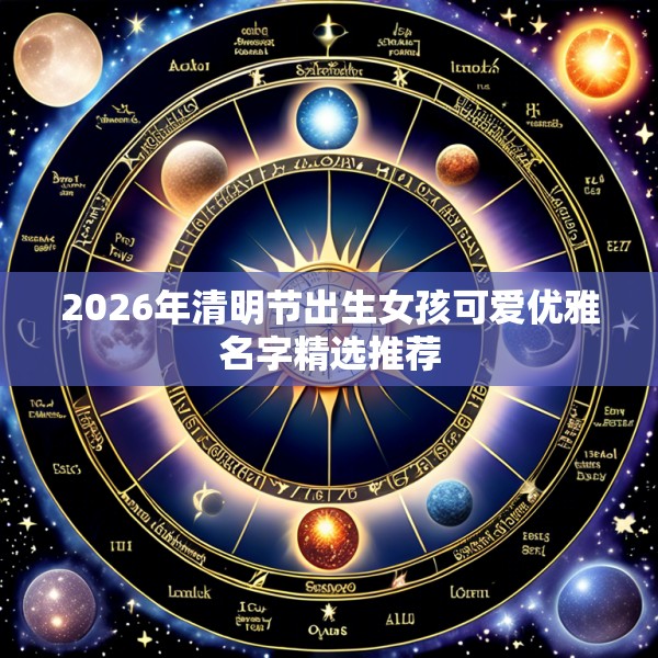 2026年清明节出生女孩可爱优雅名字精选推荐