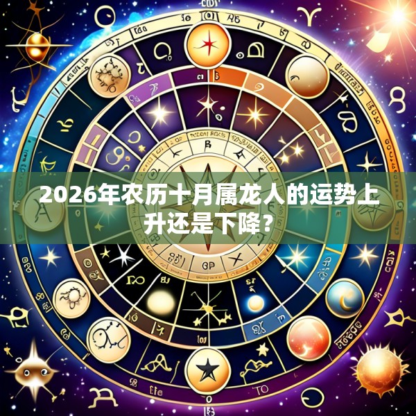 2026年农历十月属龙人的运势上升还是下降？