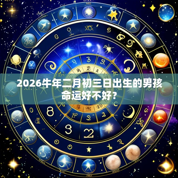 2026牛年二月初三日出生的男孩命运好不好？