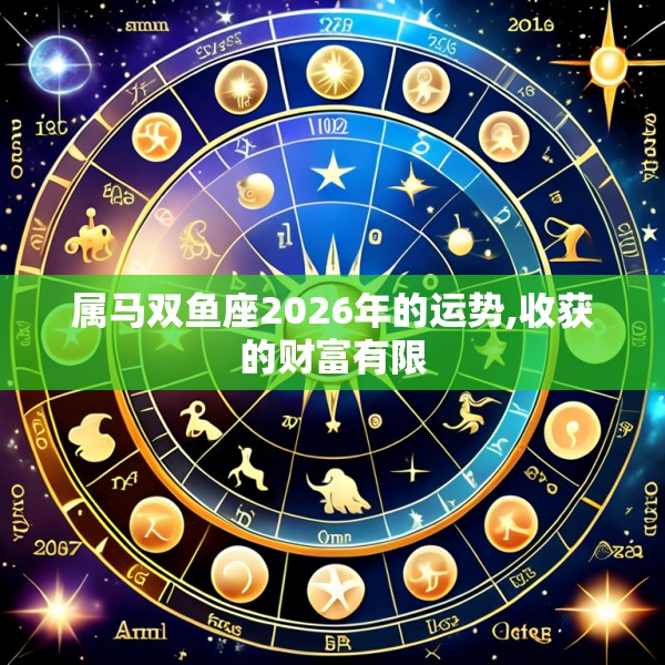 属马双鱼座2026年的运势,收获的财富有限
