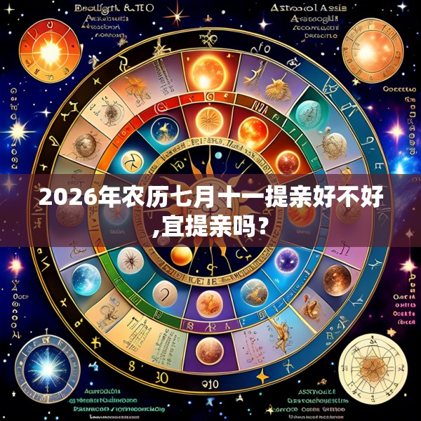 2026年农历七月十一提亲好不好,宜提亲吗？