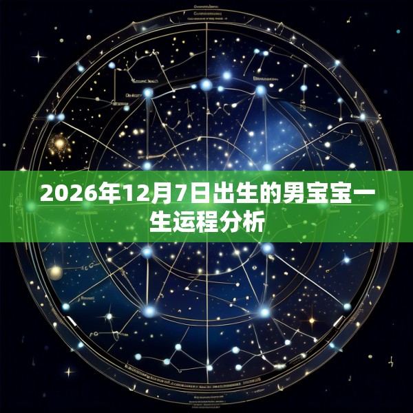 2026年12月7日出生的男宝宝一生运程分析