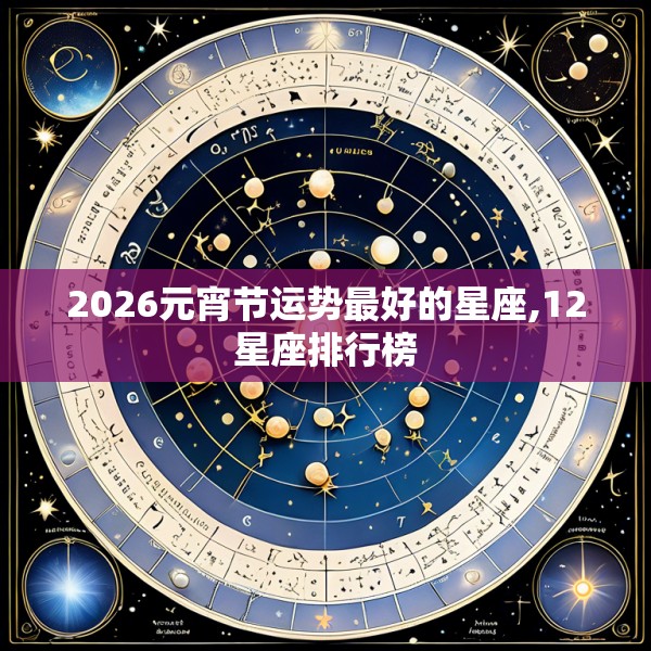 2026元宵节运势最好的星座,12星座排行榜