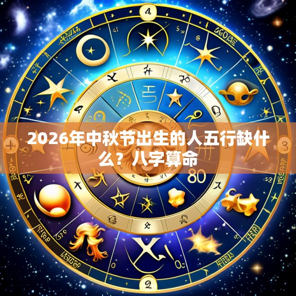 2026年中秋节出生的人五行缺什么?八字算命