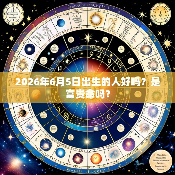 2026年6月5日出生的人好吗？是富贵命吗？