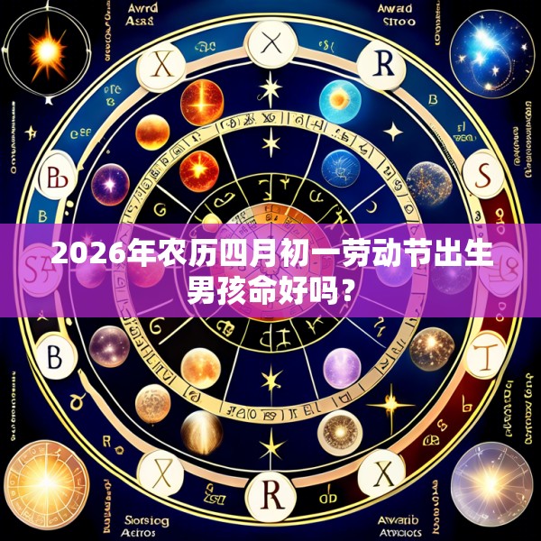 2026年农历四月初一劳动节出生男孩命好吗?