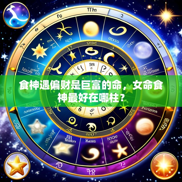 食神遇偏财是巨富的命，女命食神最好在哪柱？