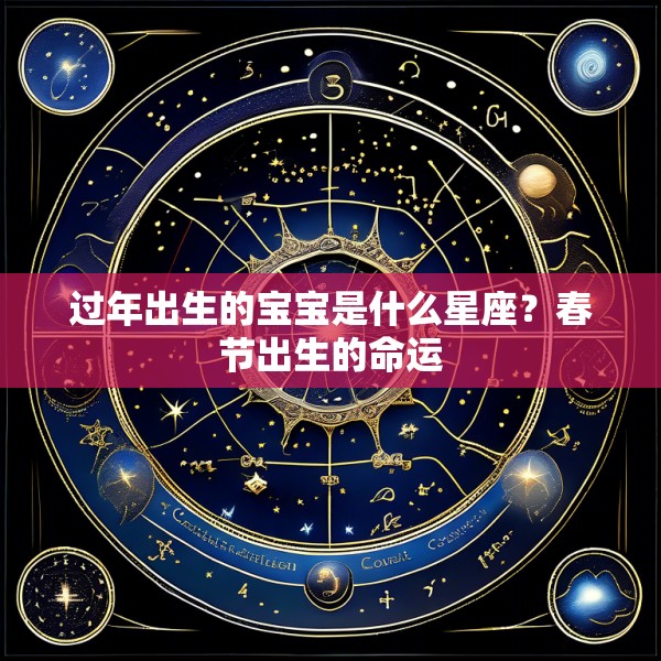 过年出生的宝宝是什么星座?春节出生的命运