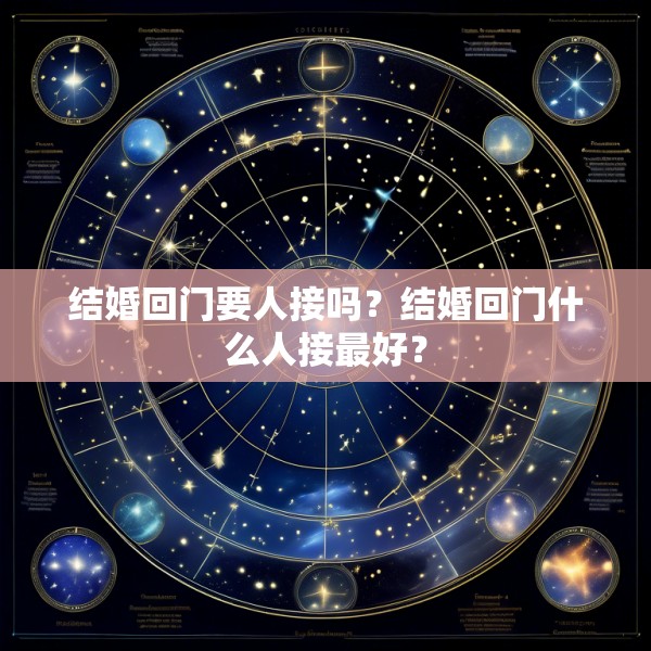 结婚回门要人接吗？结婚回门什么人接最好？