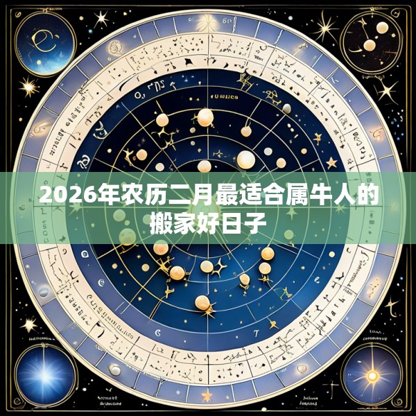 2026年农历二月最适合属牛人的搬家好日子