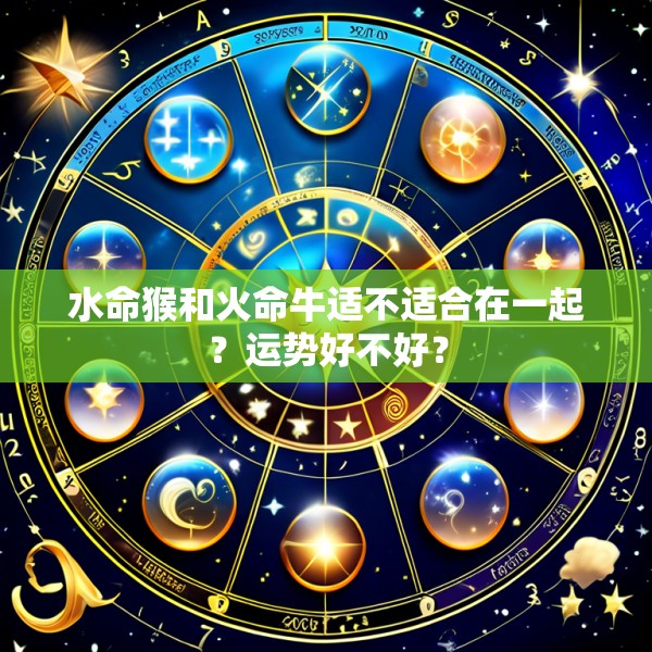 水命猴和火命牛适不适合在一起？运势好不好？