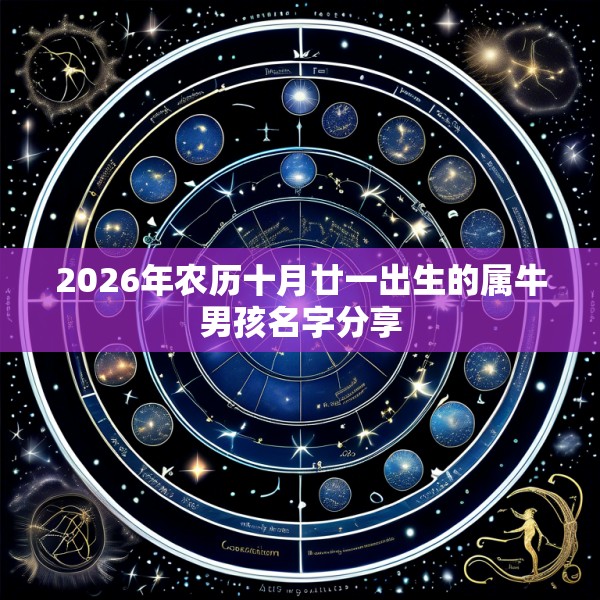 2026年农历十月廿一出生的属牛男孩名字分享