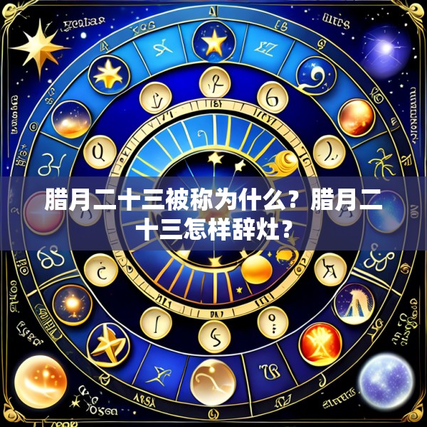 腊月二十三被称为什么?腊月二十三怎样辞灶?