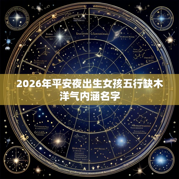 2026年平安夜出生女孩五行缺木洋气内涵名字