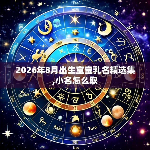2026年8月出生宝宝乳名精选集,小名怎么取