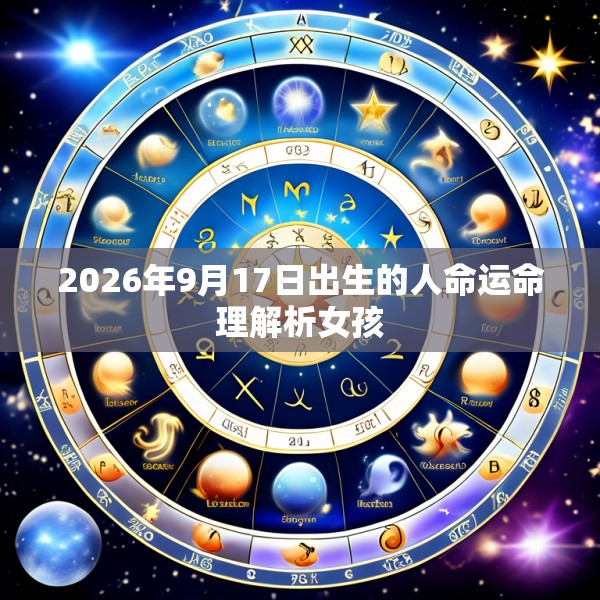 2026年9月17日出生的人命运命理解析女孩