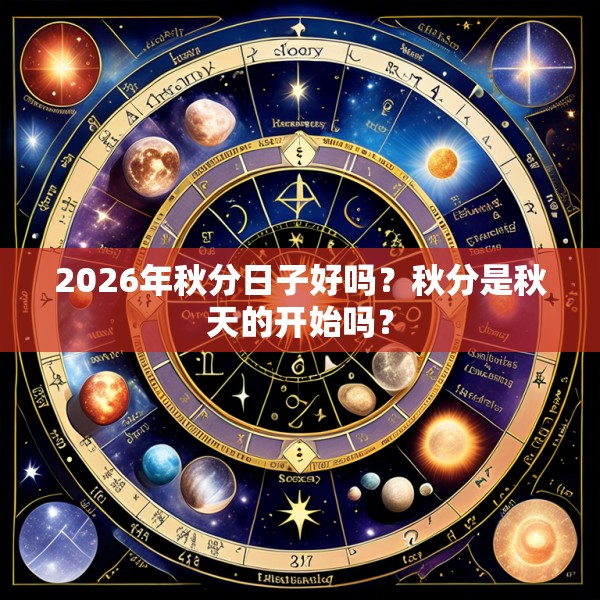 2026年秋分日子好吗？秋分是秋天的开始吗？