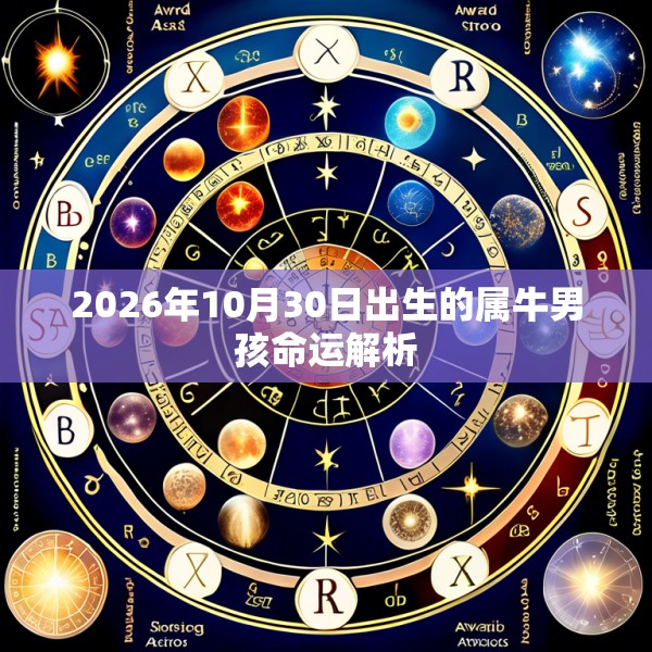 2026年10月30日出生的属牛男孩命运解析