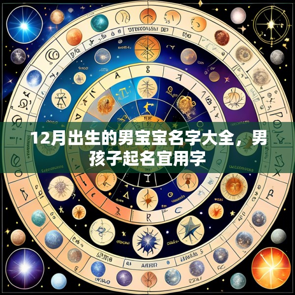12月出生的男宝宝名字大全,男孩子起名宜用字