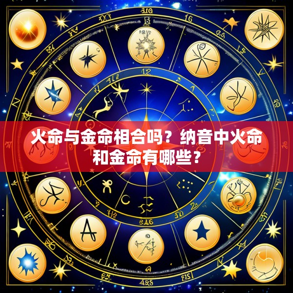 火命与金命相合吗？纳音中火命和金命有哪些？
