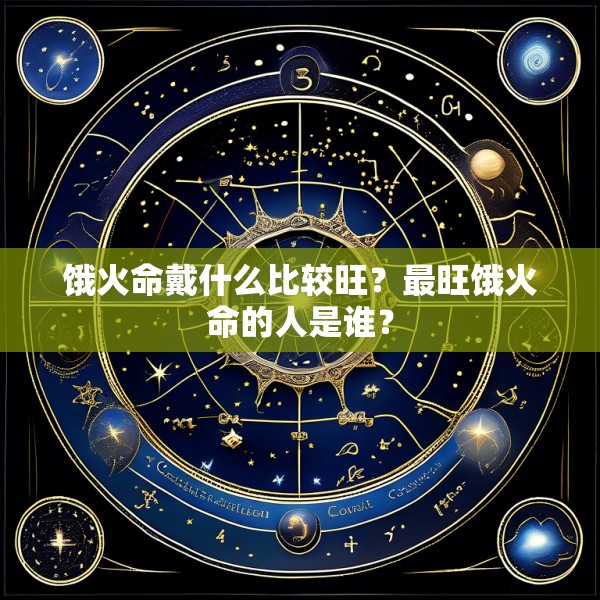 饿火命戴什么比较旺？最旺饿火命的人是谁？