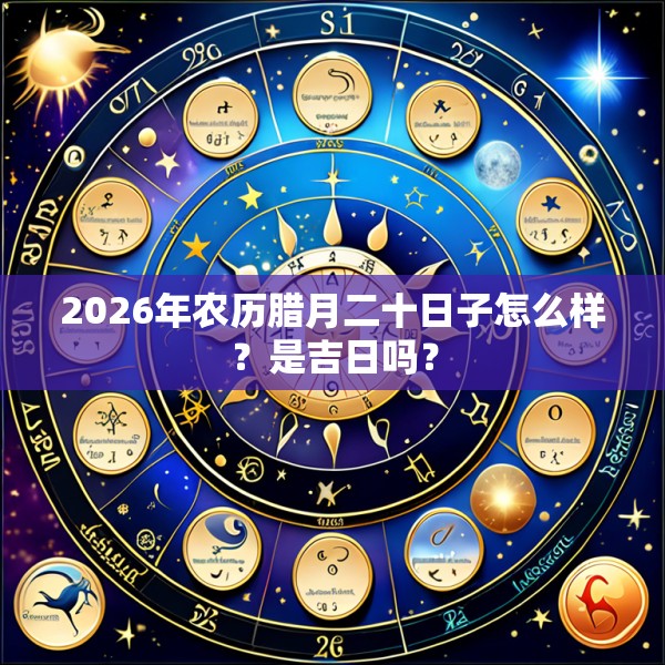 2026年农历腊月二十日子怎么样？是吉日吗？