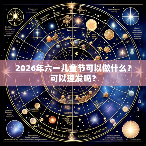 2026年六一儿童节可以做什么?可以理发吗?