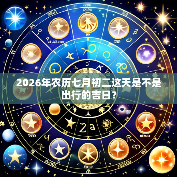 2026年农历七月初二这天是不是出行的吉日？
