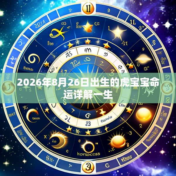 2026年8月26日出生的虎宝宝命运详解一生