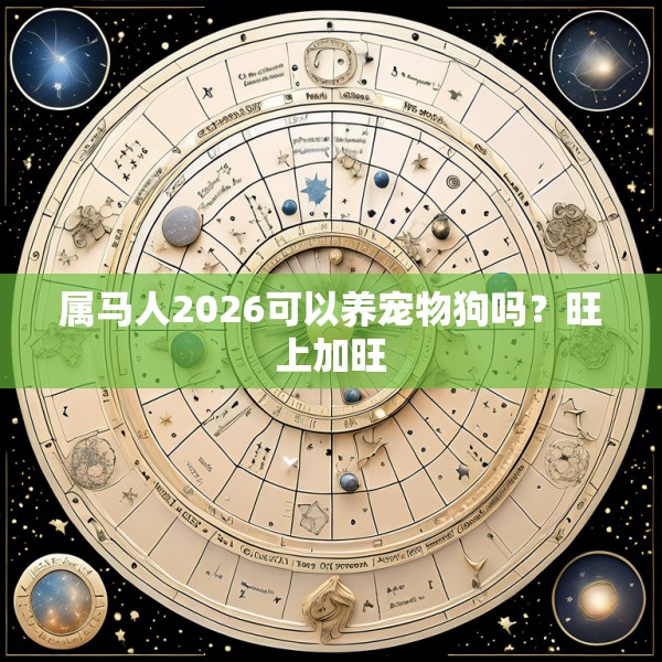 属马人2026可以养宠物狗吗?旺上加旺