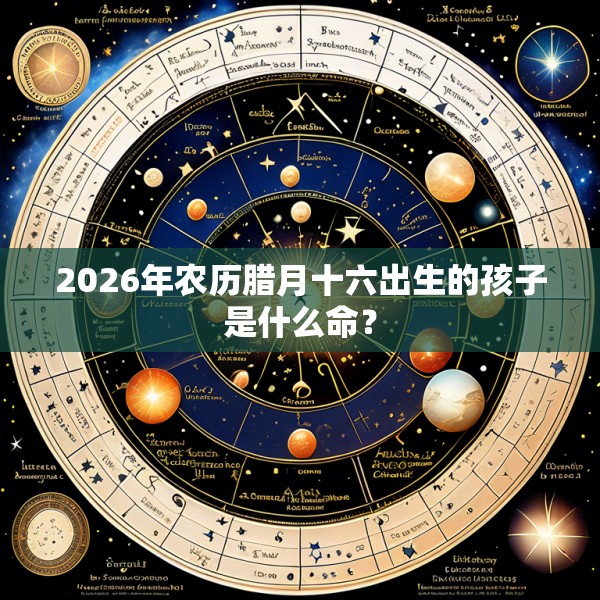 2026年农历腊月十六出生的孩子是什么命？