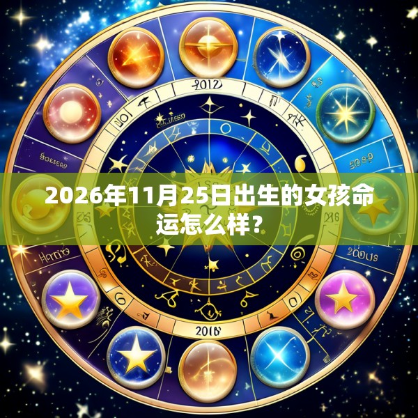 2026年11月25日出生的女孩命运怎么样?
