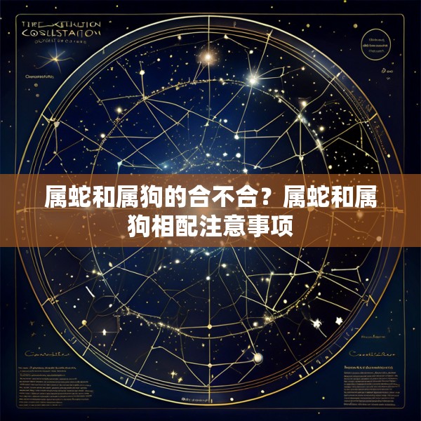 属蛇和属狗的合不合？属蛇和属狗相配注意事项
