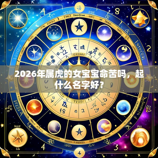 2026年属虎的女宝宝命苦吗,起什么名字好?