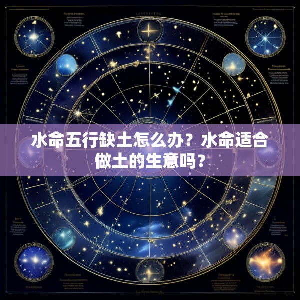 水命五行缺土怎么办？水命适合做土的生意吗？