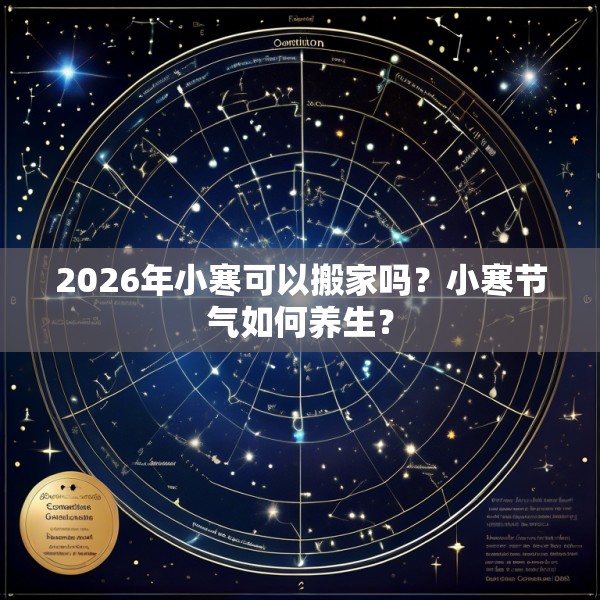 2026年小寒可以搬家吗？小寒节气如何养生？