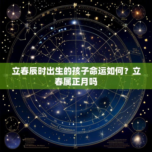 立春辰时出生的孩子命运如何？立春属正月吗
