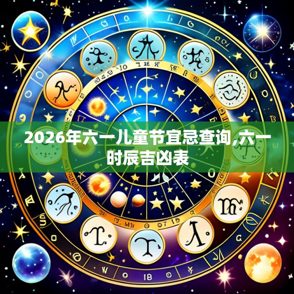 2026年六一儿童节宜忌查询,六一时辰吉凶表
