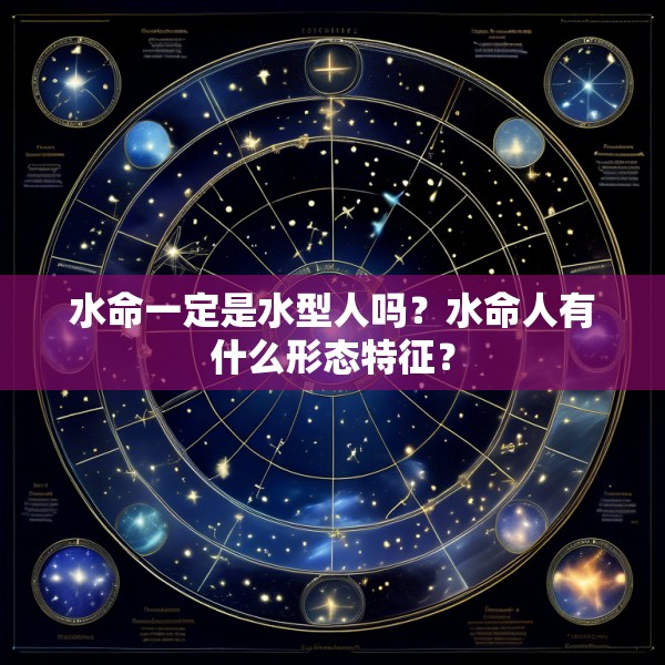 水命一定是水型人吗?水命人有什么形态特征?