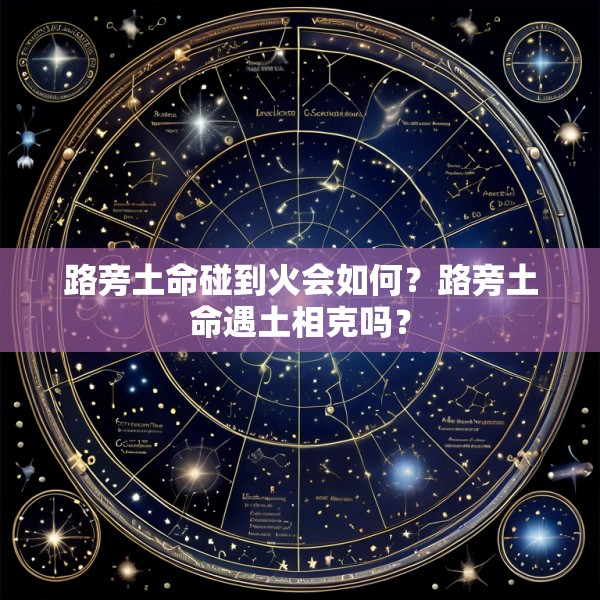 路旁土命碰到火会如何？路旁土命遇土相克吗？
