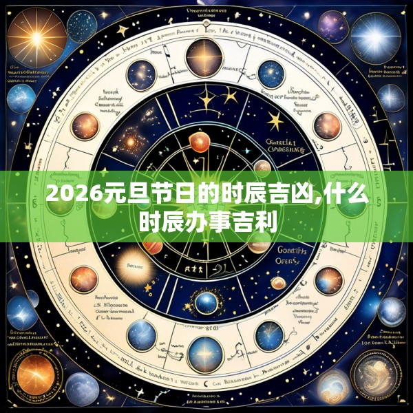 2026元旦节日的时辰吉凶,什么时辰办事吉利