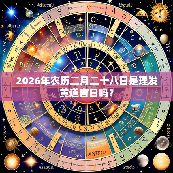 2026年农历二月二十八日是理发黄道吉日吗？