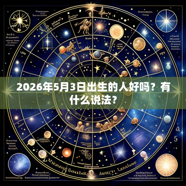 2026年5月3日出生的人好吗？有什么说法？