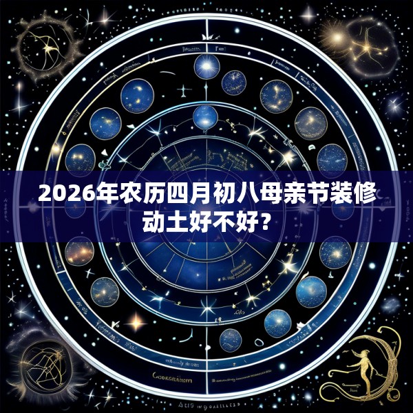 2026年农历四月初八母亲节装修动土好不好？