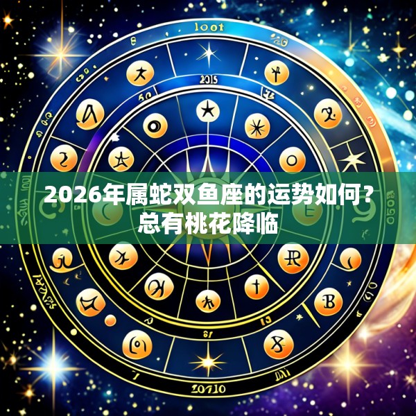 2026年属蛇双鱼座的运势如何？总有桃花降临