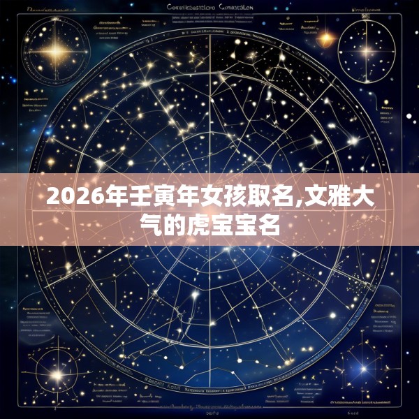 2026年壬寅年女孩取名,文雅大气的虎宝宝名