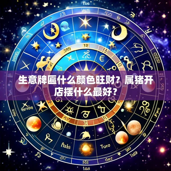 生意牌匾什么颜色旺财？属猪开店摆什么最好？