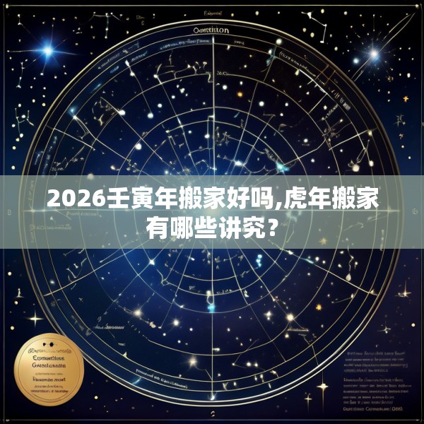2026壬寅年搬家好吗,虎年搬家有哪些讲究？